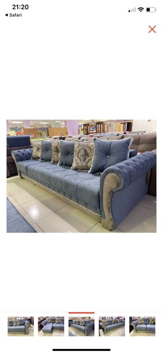 Диван Регина Алладин синий