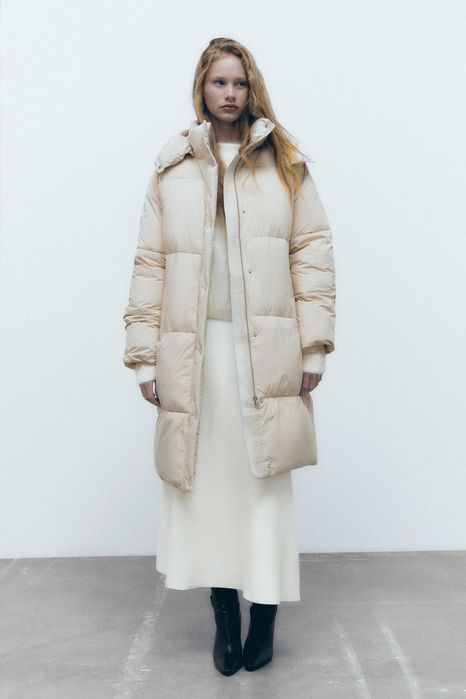 Zara. COMFORTEMP® Утепленная женская куртка пуффер из США размер М 42