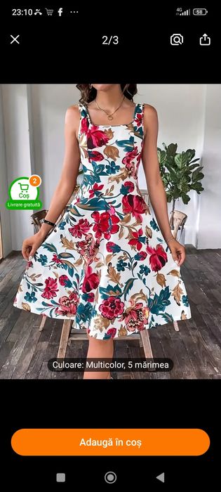 Rochie nouă vară măr L