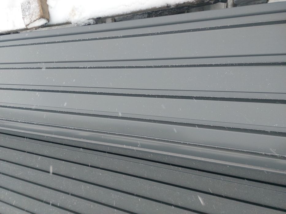 Продам профлист серый  матовый