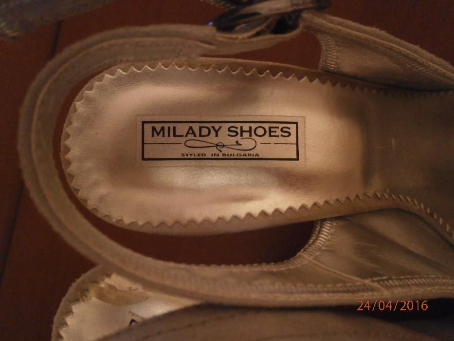 Дамски елегантни сандали с ток 36 номер