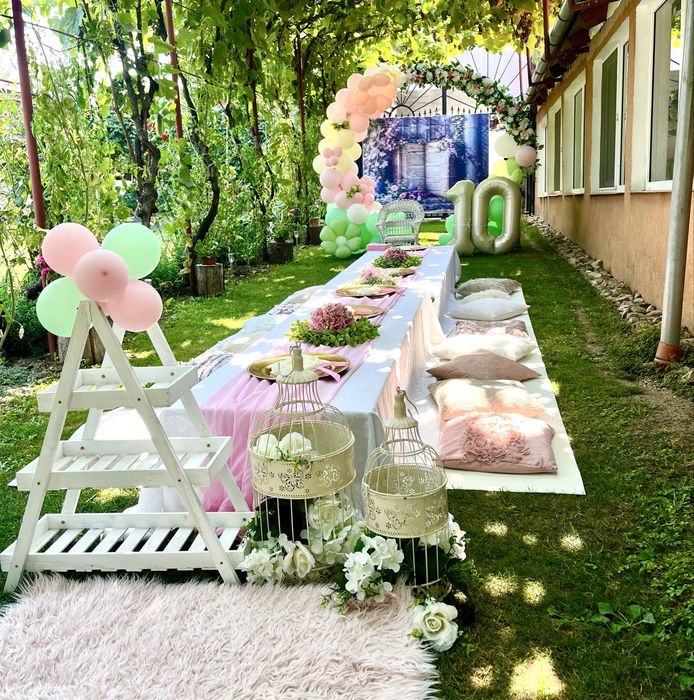 Decor baloane/arcada baloane majorat ,botez ,nunta, cununie,zi nastere
