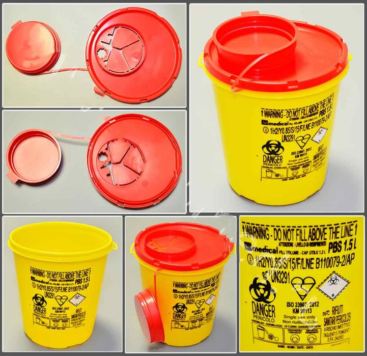 Контейнеры для утилизации медицинских отходов класса Б