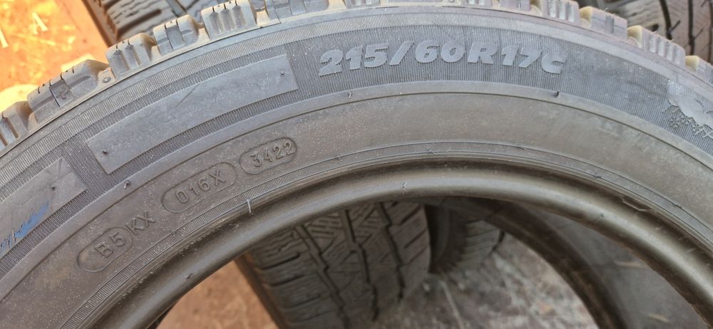 Set 4 Anvelope Michelin 215 60 R17C M+S . Dot 2022