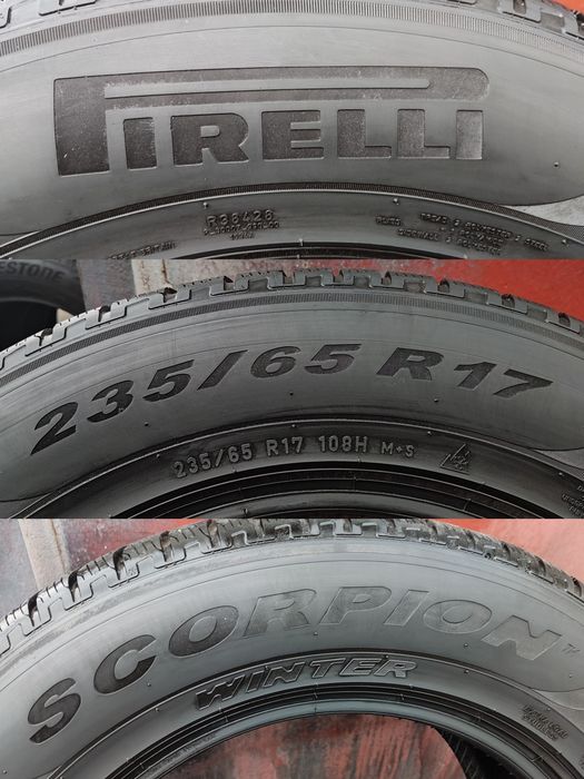 2бр зимни гуми 235/65/17 Pirelli Scorpion Winter
dot24