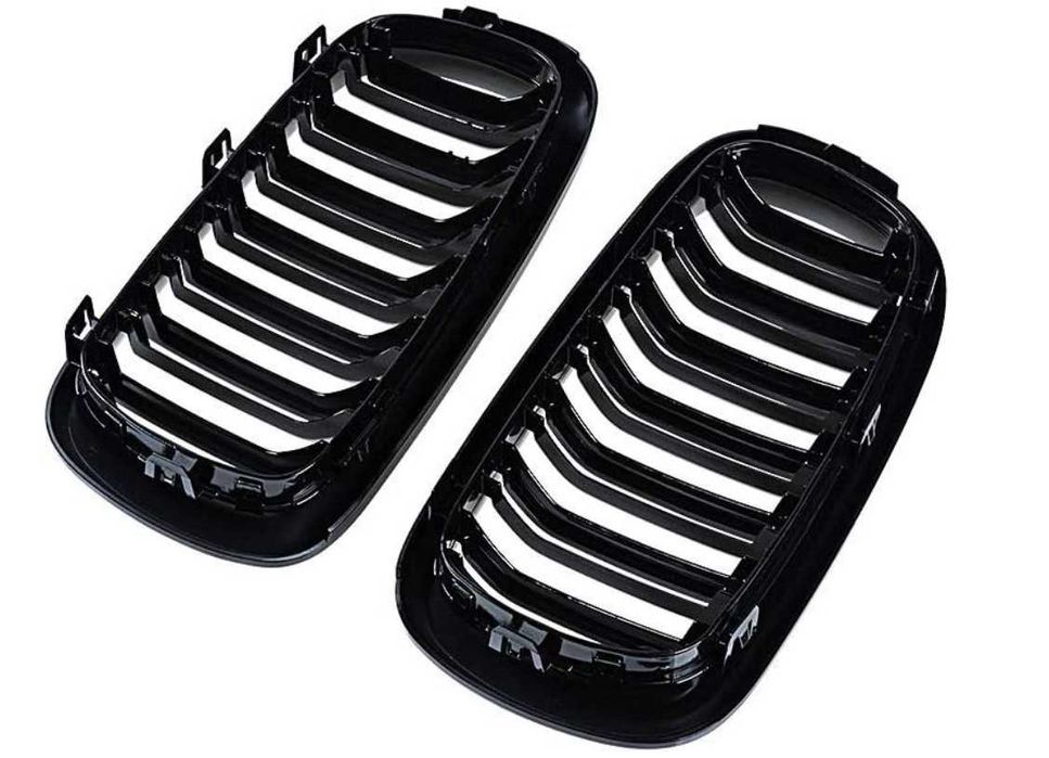 Бъбреци с двойни ребра черен лак за BMW X5 F15, X6 F16 13-18Г