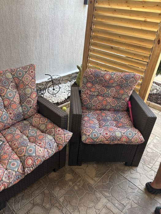 Set terasa imitatie ratan