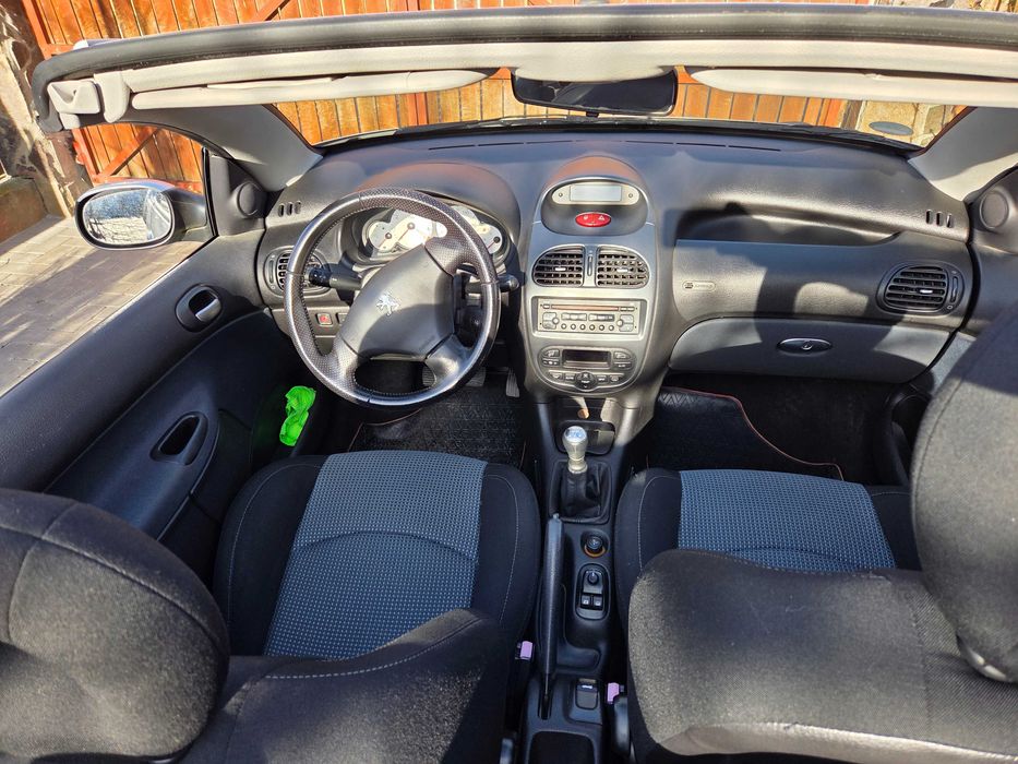 Peugeot 206 cc, 1.6 benzina, decapotabila