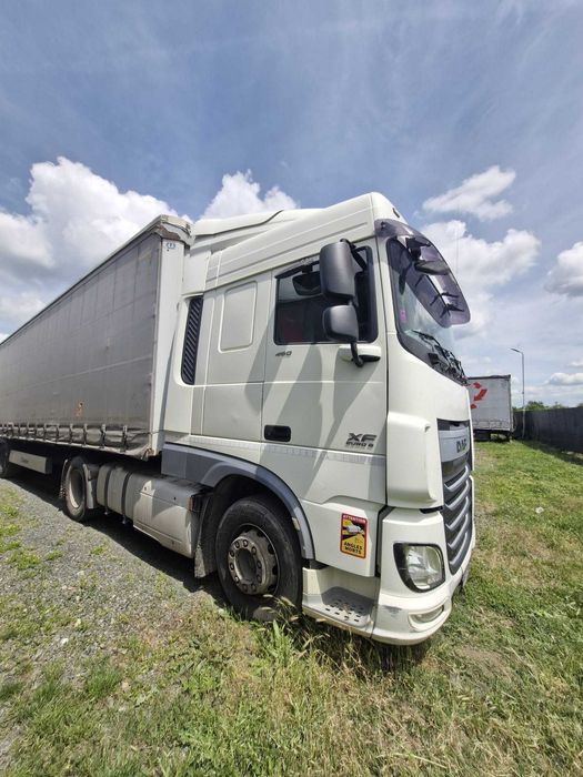 Ansamblu cap tractor Daf XF 106.460 2017 + semiremorca Krone standard 2014
