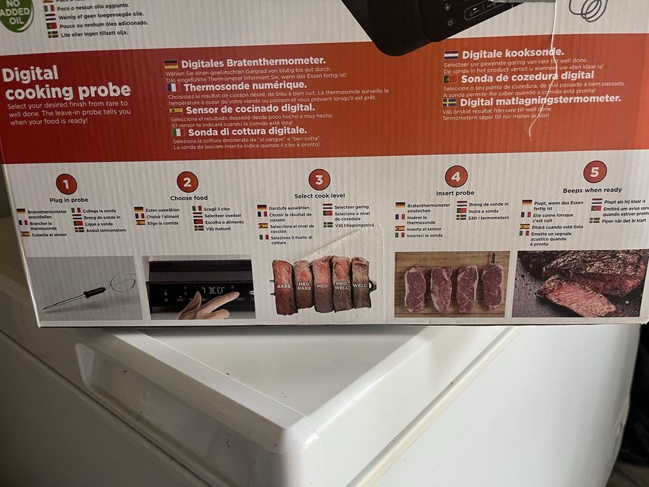 Ninja Foodi Grill Air Fryer – NOU (doar desigilat)