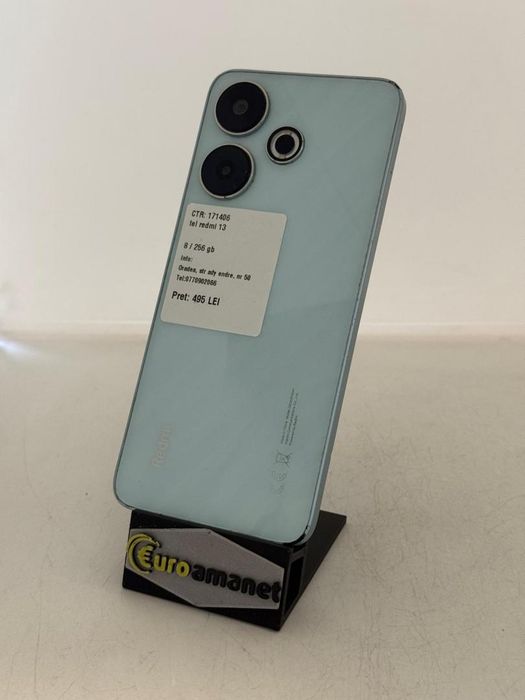 Telefon mobil Xiaomi Redmi 13, 256GB, 8GB RAM, Dual SIM -A-