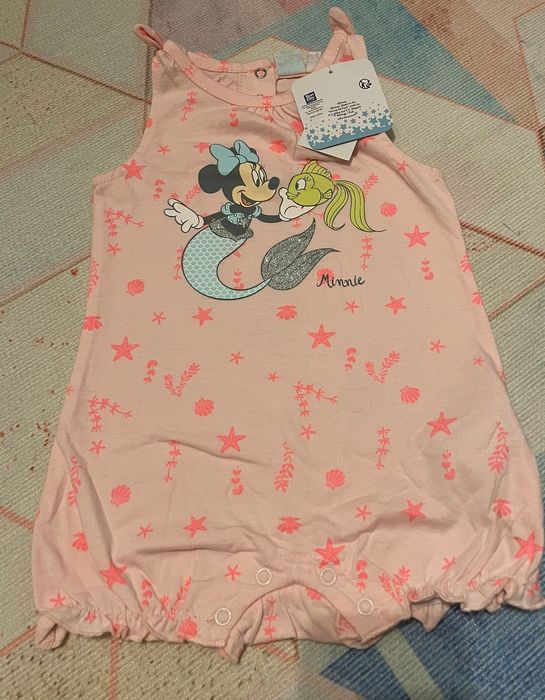 Pijama vara Disney, pentru fetite 68, 74, 92, 98