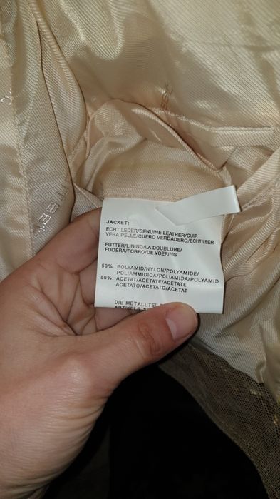 Geaca piele naturala chameleon Offset S/M,animal print