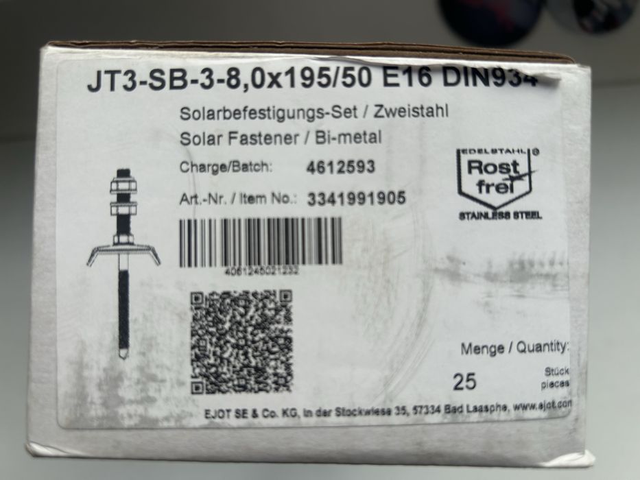 Prezon pentru structura din otel, marca Ejot - Germania