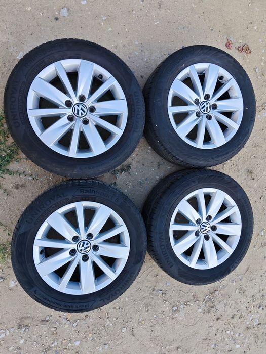 4x Jante Originale din Aluminiu de Volkwagen Passat pe 16"