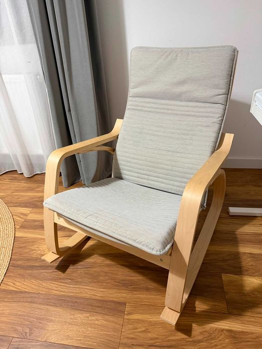 Balansoar / fotoliu IKEA Poang furnir