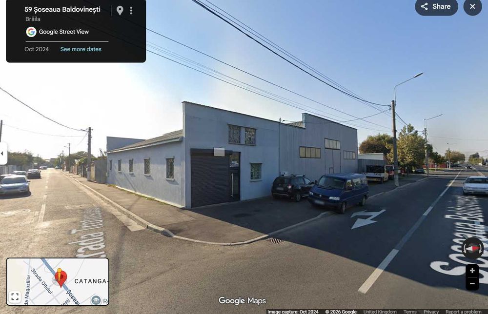 Hala de inchiriat Braila Total 540 mp