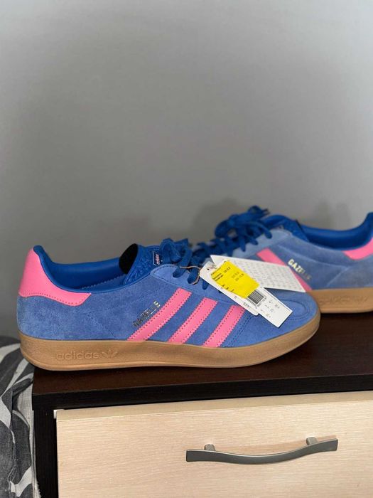 Мъжки обувки Adidas Gazelle Indoor Blue/ Bliss Pink/ Gum