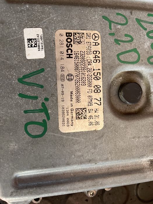 calculator motor vito 2,2 d 2008