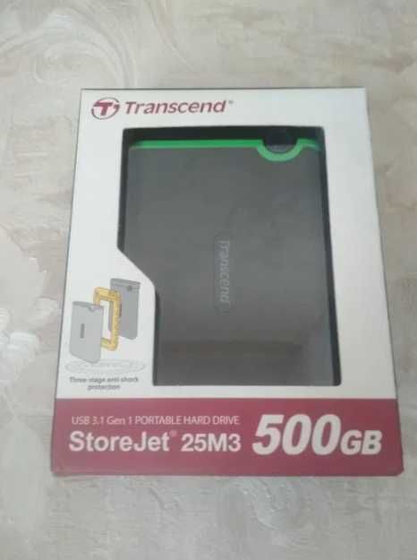 Внешний жесткий диск 500 гб HDD Transcend StoreJet игры ps4