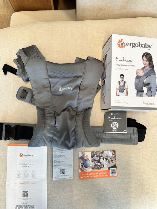 Бебешка раница/носилка Ergobaby Embrace Soft Mesh