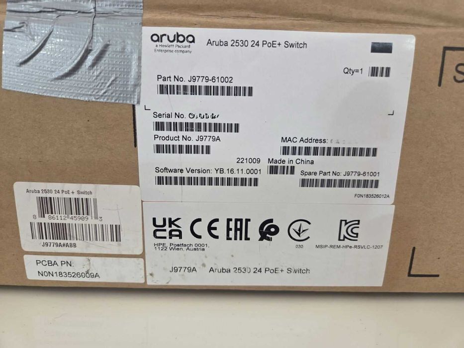 Суич HPE Aruba 2530 24 PoE+