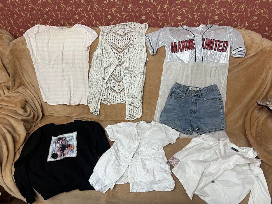 Джинсы, юбки, кардиганы, джинсовки, шорты , одежда