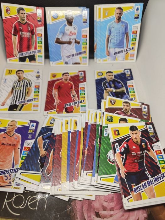 Lot 114 Carduri Panini Calciatori Adrenalyn XL 2023/2024 - Piese Rare
