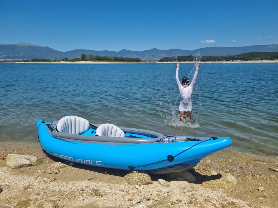 Надуваем каяк двуместен Hydro Force Пълен комплект