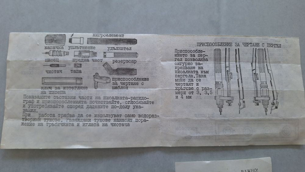 Продавам комплект рапидографи "Ален мак"