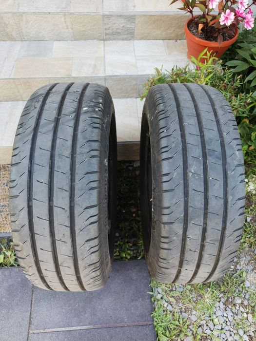 Set 2 Roți Opel Movano – Jante Oțel R16 5x130 + Anvelope Continental 235/65 R16C