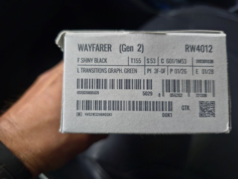Ray-Ban Meta Wayfarer Gen 2 / Full Set /Transitions