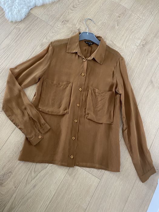 Camasa Massimo Dutti din matase, marime 34, mici defecte