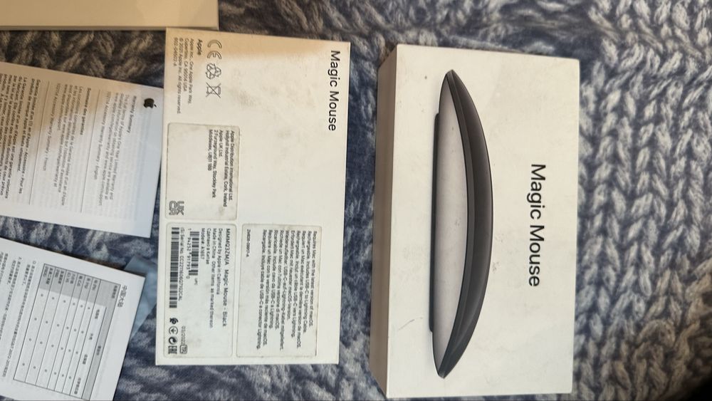 aplle Magic Mouse мышка для макбука. черная б/у