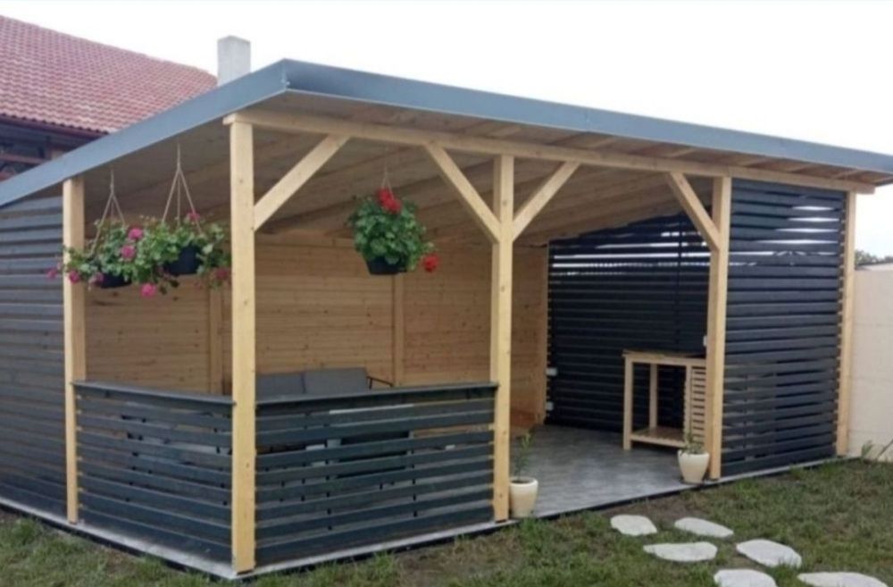 Magazie de depozitare pergole foișor terase