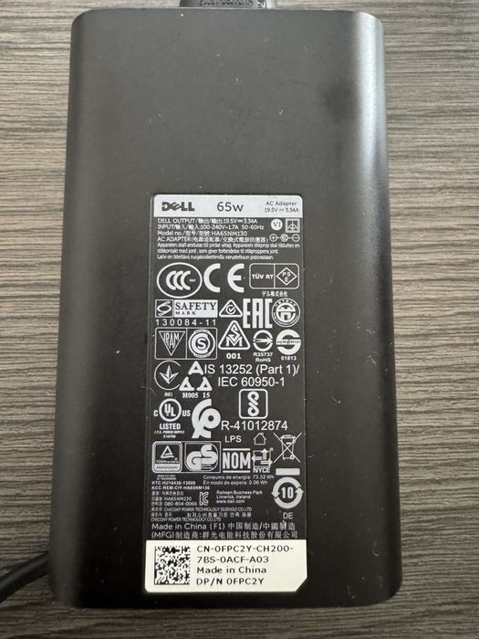 Блок питания для ноутбука DELL