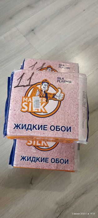 Жидкие обои мастер silk