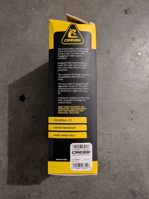Непромокаема калъфка за седалка Cressi - нова