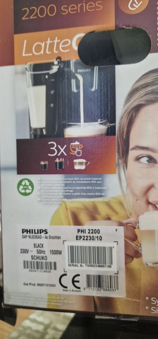 Vand expresor cafea Philps seria 2200  Latte Go