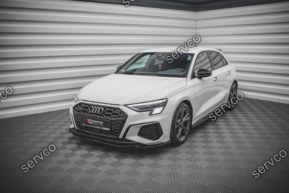 Prelungire splitter bara fata Audi S3 A3 S-Line 8Y 2020- v4 - Maxton Design