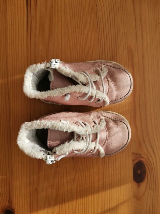 Кожени обувки Колев и Колев 20ти размер пепел от рози