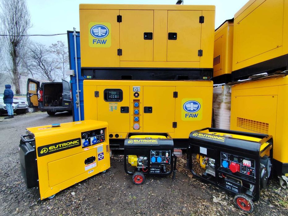 Generatoare trifazate 3kw-150kw | Inchiriere grup electrogen mobil