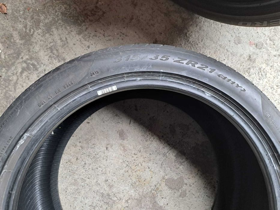 Set anvelope 315/35 R21 cu 285/40 R21 Pirelli - omologare Porche