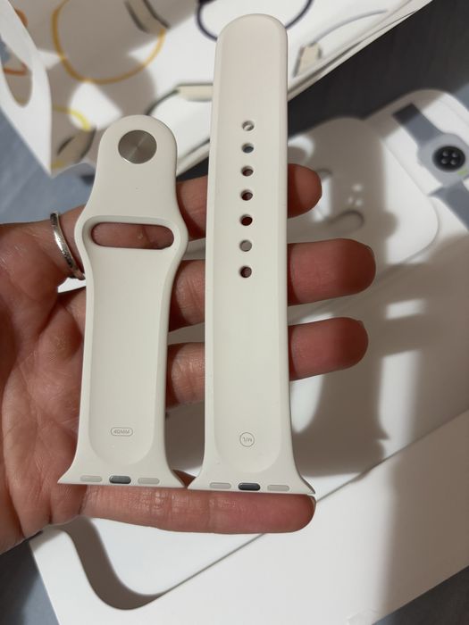 Apple watch se 3 каишка 40 мм m/L starlight