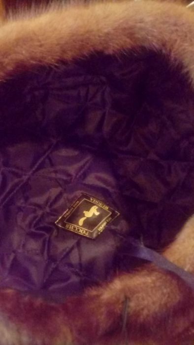 Норковый бирет .