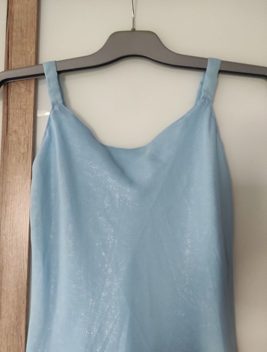 Rochie lunga albastru deschis