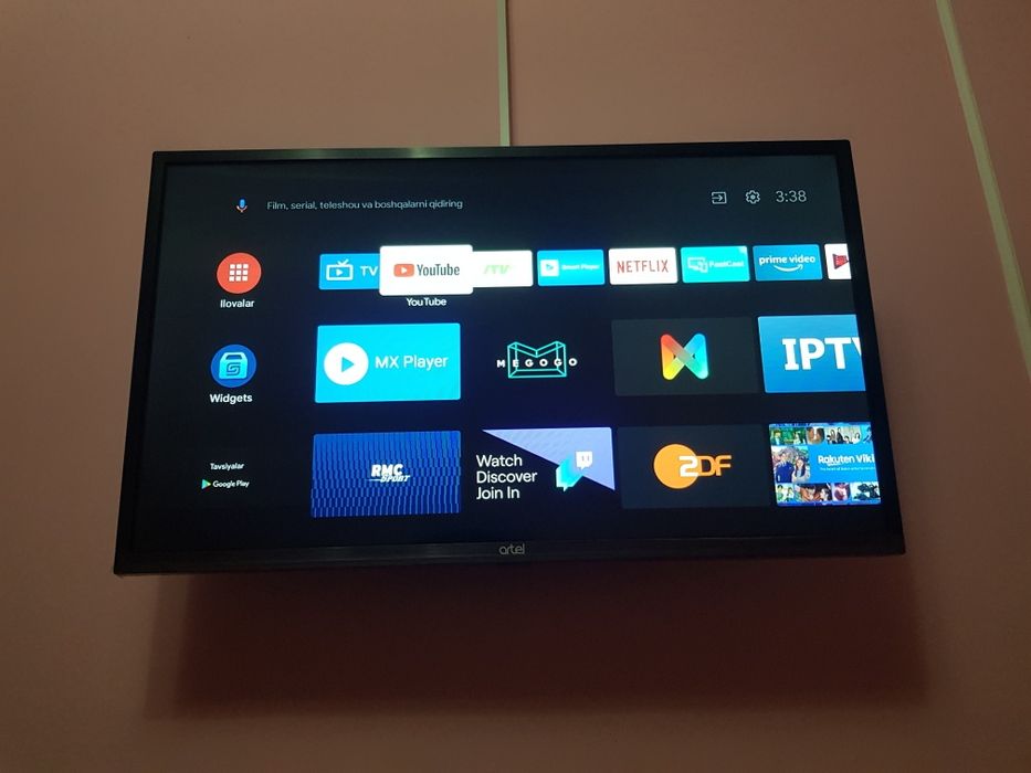 32  Artel 55 00 madel Android Tv sotiladi