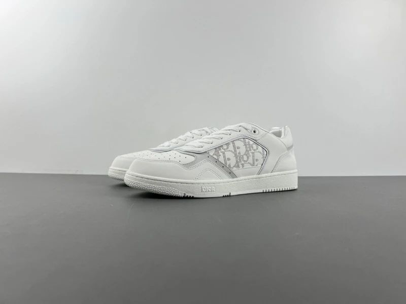 CD B27 Low-Top White Calfskin