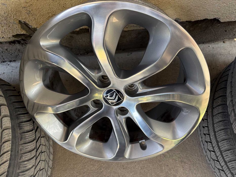 4 бр. оригинални алуминиеви джанти Citroen 17" 4x108 ф65.1, ET26, 7J