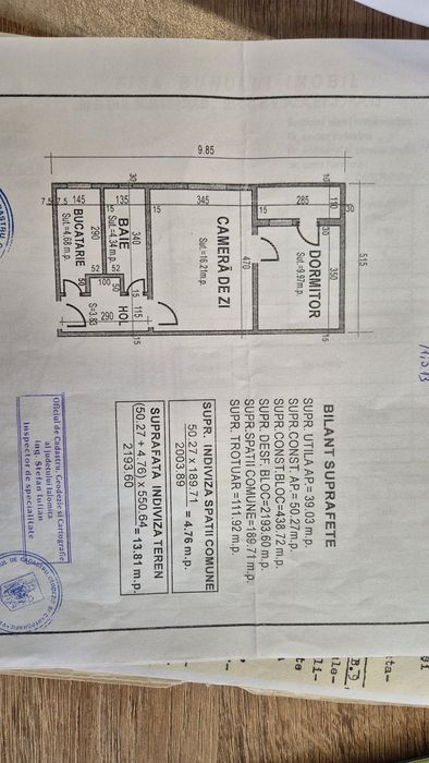 Apartament 2 camere nedecomandat